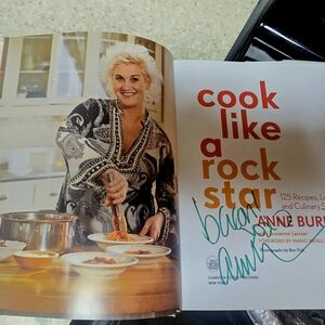 First EdditionCook Like a Rock Star Cookbook by - Red Edition.